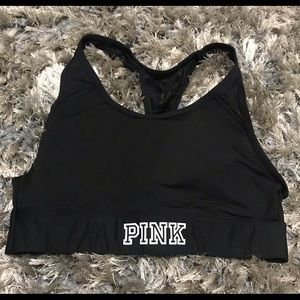 Pink sports bra by Victoria’s Secret